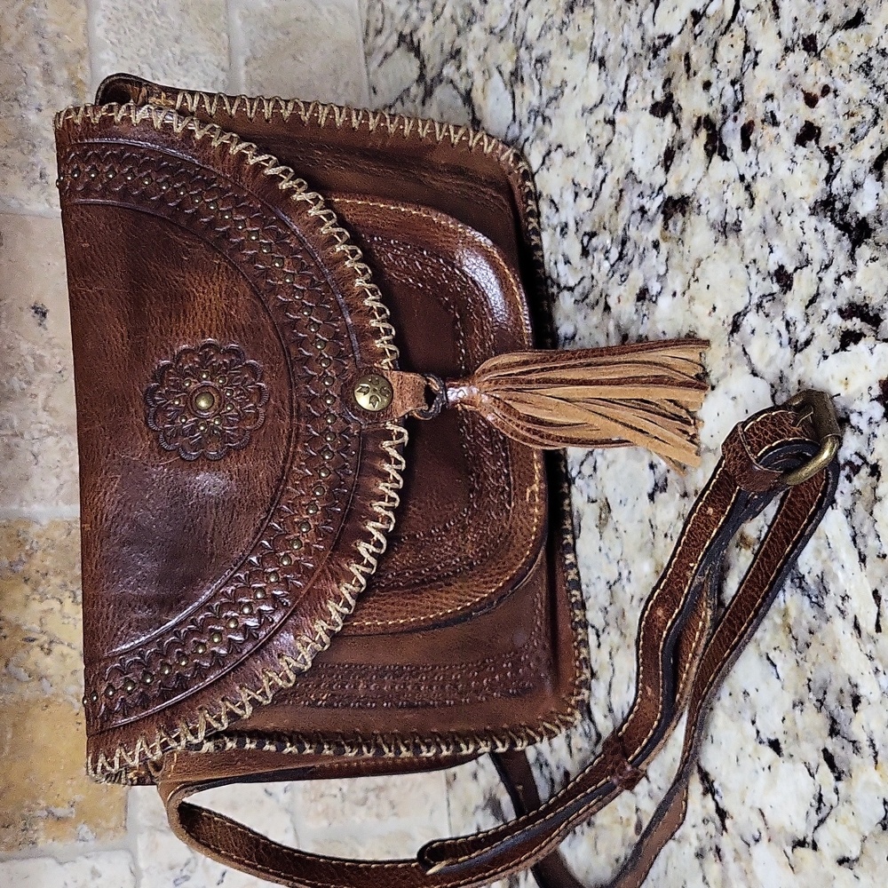 Patricia Nash Distressed Beaumont Crossbody